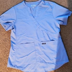 Women's scrubs ceil blue